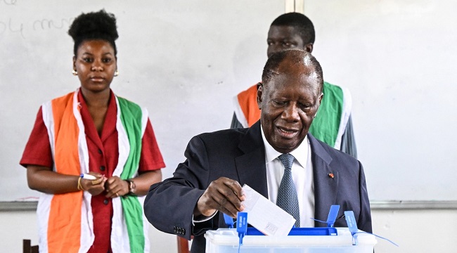 Ivory Coast’s Ouattara Set For Fourth Term, Early Results Suggest