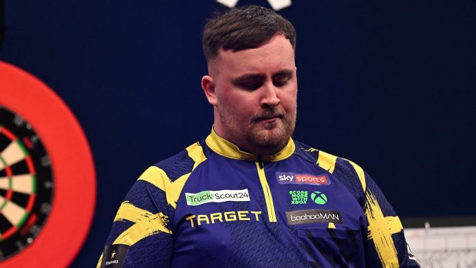 Luke Littler’s hopes of becoming world No 1 put on hold by James Wade at European Championship