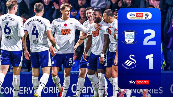 Preston North End 2-1 Swansea City | Championship highlights