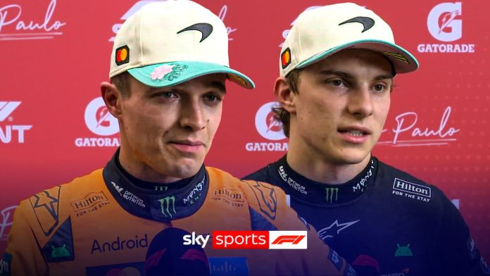 Lando Norris:’Not at my best’ despite pole | Oscar Piastri: We can fight with what we’ve got