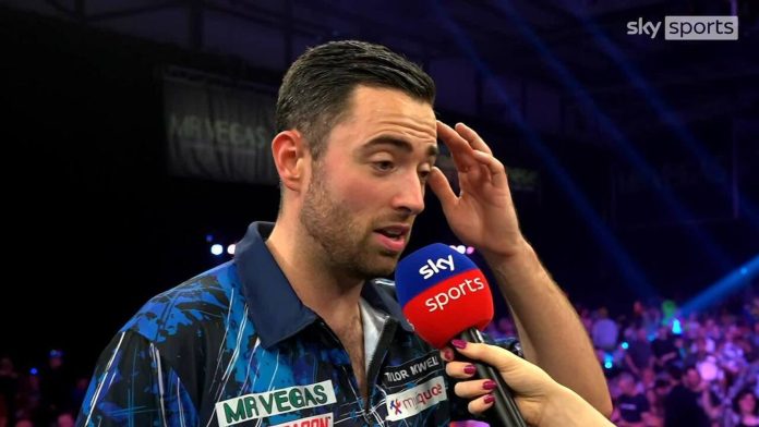 Luke Humphries reveals the extent of his injury before his tie against Jurjen van der Velde