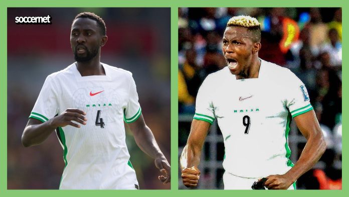 Ndidi ruled out as Osimhen and five others risk suspension ahead of World Cup play-off final vs DR Congo