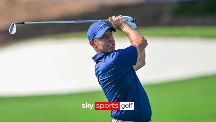 DP World Tour Championship: Rory McIlroy battles horrible hook to shoot 69