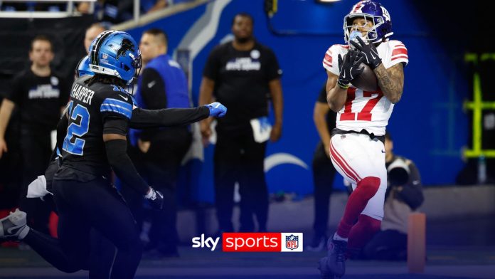 Giants @ Lions: Double-pass play leads to 39-yard TD!