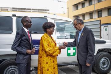 WHO Director-General and Regional Director for Africa visit Angola and reinforce commitment to strengthening the health system