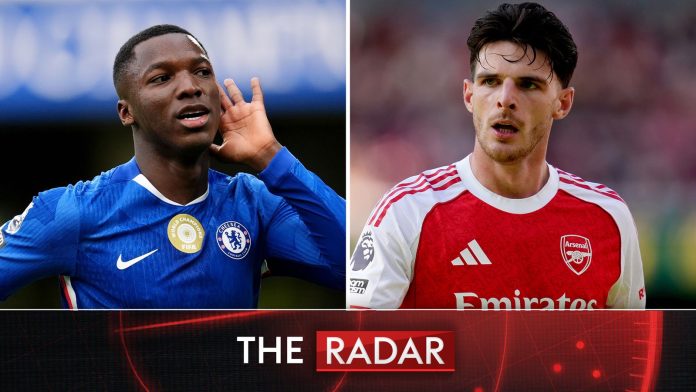 Moises Caicedo and Declan Rice face off in battle of Europe’s best midfielders as Chelsea host Arsenal