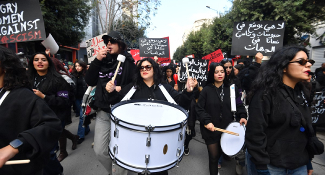 Prominent Activist Arrested As Hundreds Protest In Tunisia