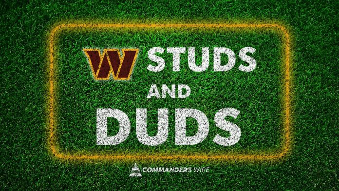 Studs and duds from Washington Commanders’ Week 13 loss to Broncos