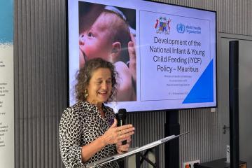 WHO supports Mauritius in developing its first National Infant and Young Child Feeding Policy