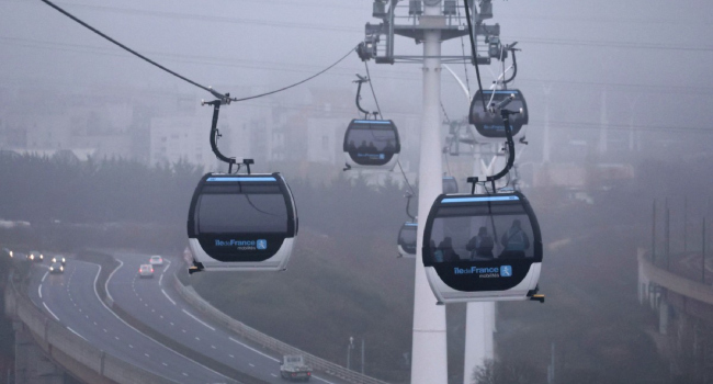 First Urban Cable Car Unveiled Outside Paris