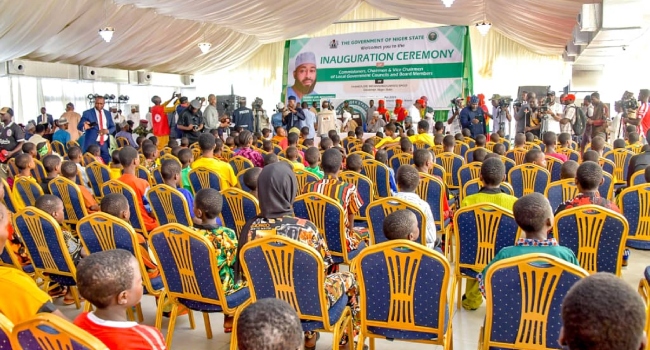 gov-bago-receives-130-rescued-students-staff-of-st-marys-catholic-school.jpg Gov Bago Receives 130 Rescued Students, Staff Of St. Mary’s Catholic School