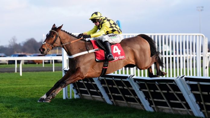 Sir Gino soars to Christmas Hurdle crown