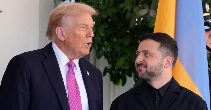 Trump and Zelenskyy meeting in Florida to talk Ukraine peace plan