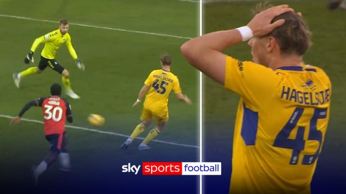Nightmare defensive mix-up gives Luton easiest goal of the weekend!