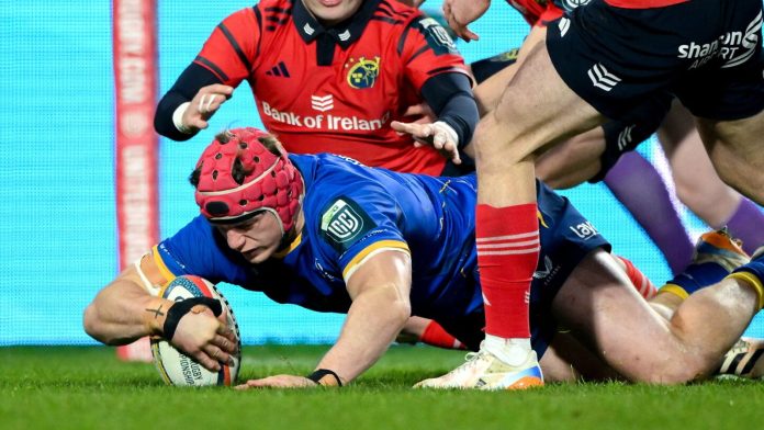 Leinster hold on for feisty Irish derby win at Munster as ref booed off