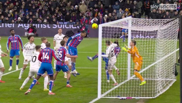 Off the bar! Crystal Palace go close to scoring second against Fulham