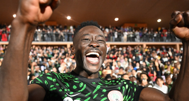 IN PICTURES: Super Eagles Soar, Defeat Algeria’s Desert Foxes