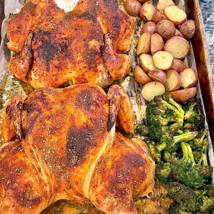 Tyler Smith’s Easy Spatchcock Sheet Pan Chicken