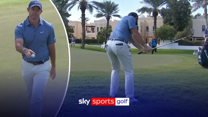 Dubai Invitational: Rory McIlroy produces brilliant chip‑in for ‘unlikely’ birdie