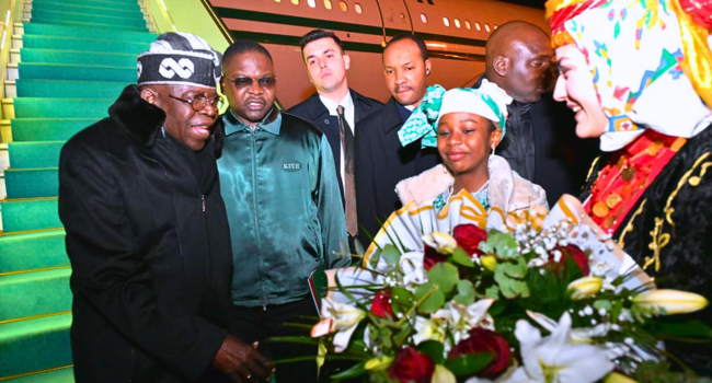 Tinubu Arrives In Türkiye For State Visit
