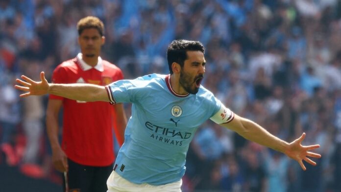 Former Manchester City midfielder Ilkay Gundogan hopes his old club can catch Arsenal in Premier League title race (Video)