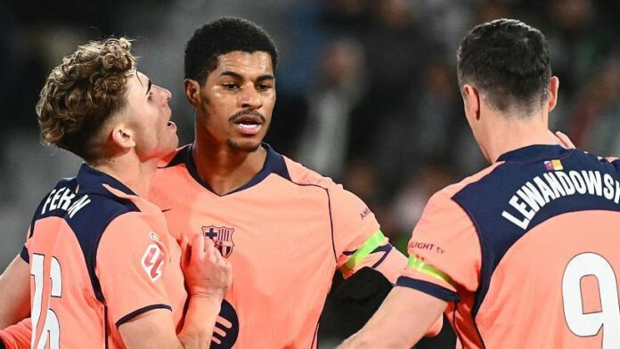 LaLiga: Rashford on target as Barca beat Elche to stay four points clear
