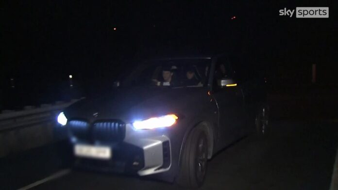 Ryan Naderi arrives at Rangers training ground ahead of Deadline Day move from Hansa Rostock