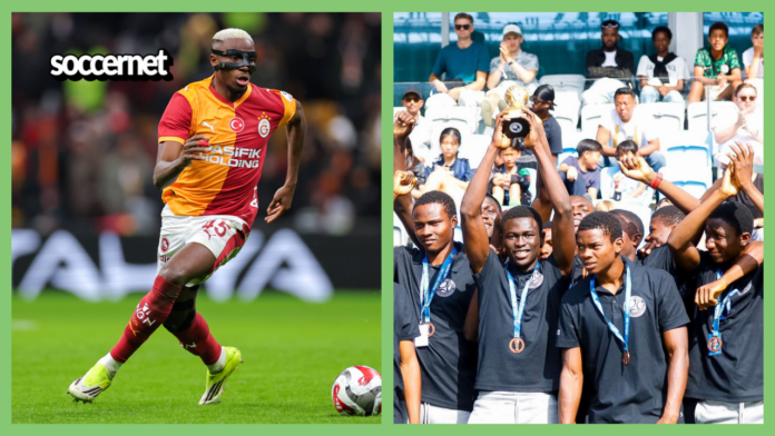 Victor Osimhen issues three tips on how to go pro to Beyond Limits FA players, gives cash gift