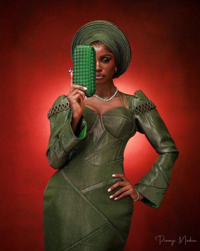 Green, Glam & Gorgeous! Slay Your Yoruba Trad With This Lovely Inspo