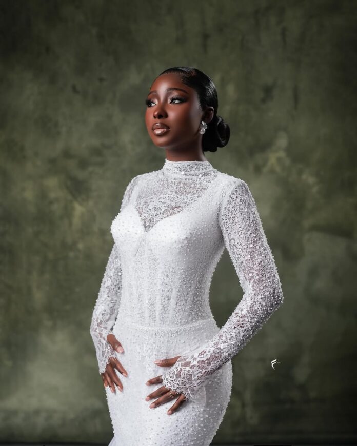 Step into Forever in This Ethereal White Wedding Look