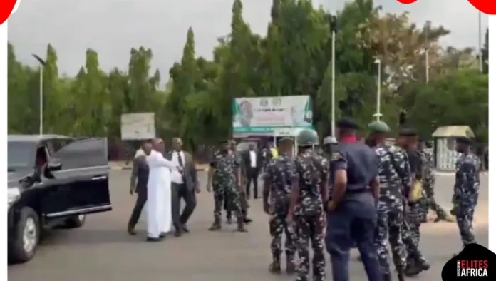 Rotimi Amaechi in Heated Confrontation with Police at National Assembly 