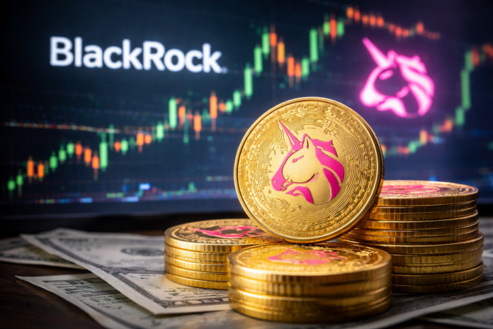 UNI price jumps as BlackRock’s BUIDL token lists on Uniswap, but risks remain
