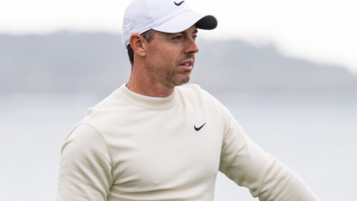 PGA Tour: Rory McIlroy six shots off lead at halfway point of AT&T Pebble Beach Pro-Am as Scottie Scheffler stages late rally