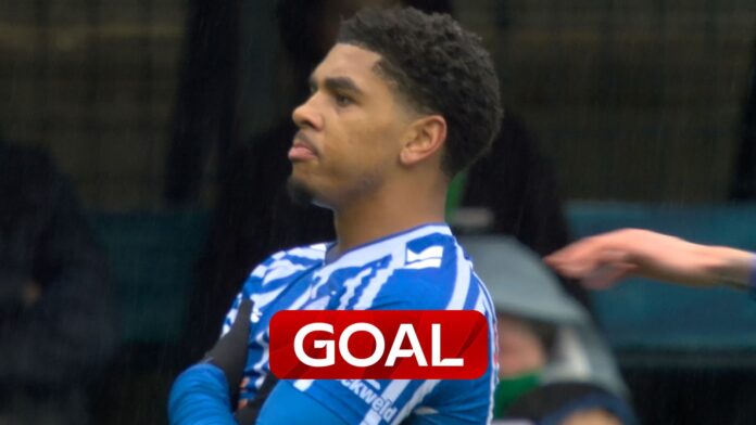 Tyreece John-Jules gives Kilmarnock the lead against Celtic with well-taken strike
