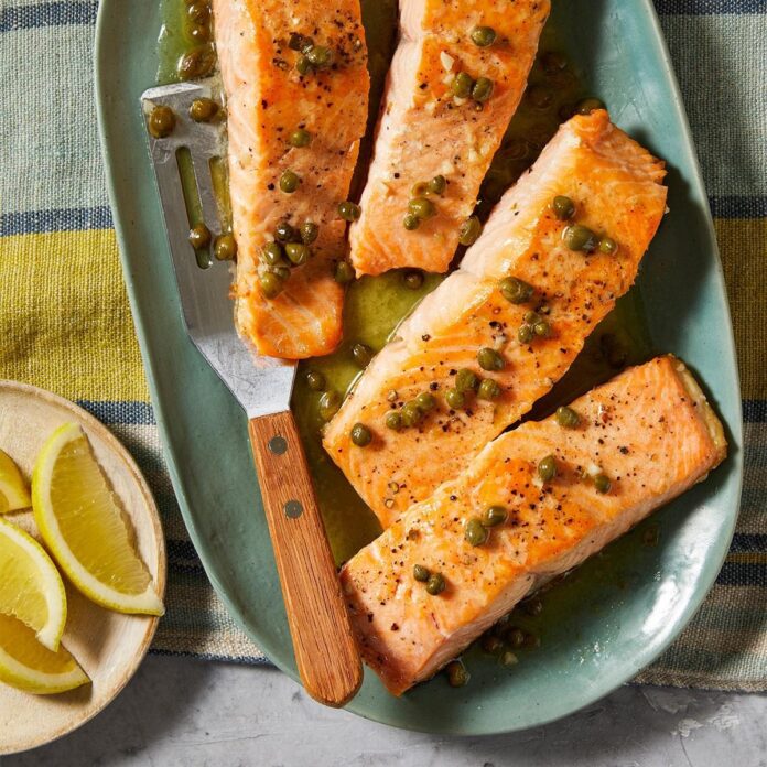 Salmon Piccata