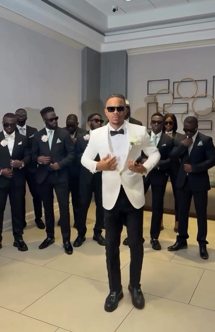 Watch This Groom Squad Go Hard & Stylish in Their Epic Transition Video