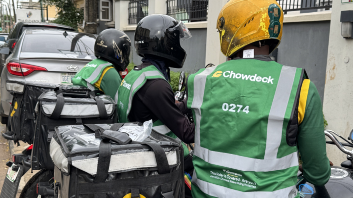 Chowdeck taps MyCoverGenius to introduce accident insurance for its 20,000 riders