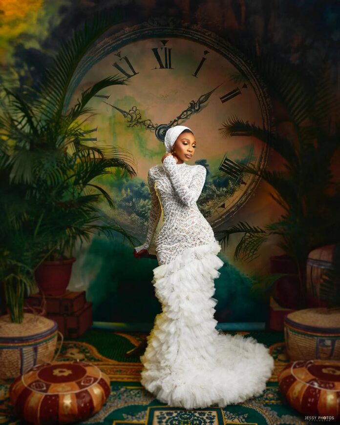 If Your Nikkah Aesthetic is Elegant & Extra, Then This Bridal Look is For You