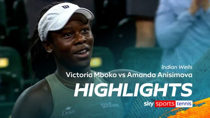 Victoria Mboko vs Amanda Anisimova | Indian Wells highlights