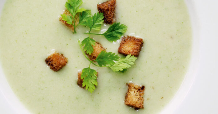 Creamed Lettuce Soup (Velouté Choisy)