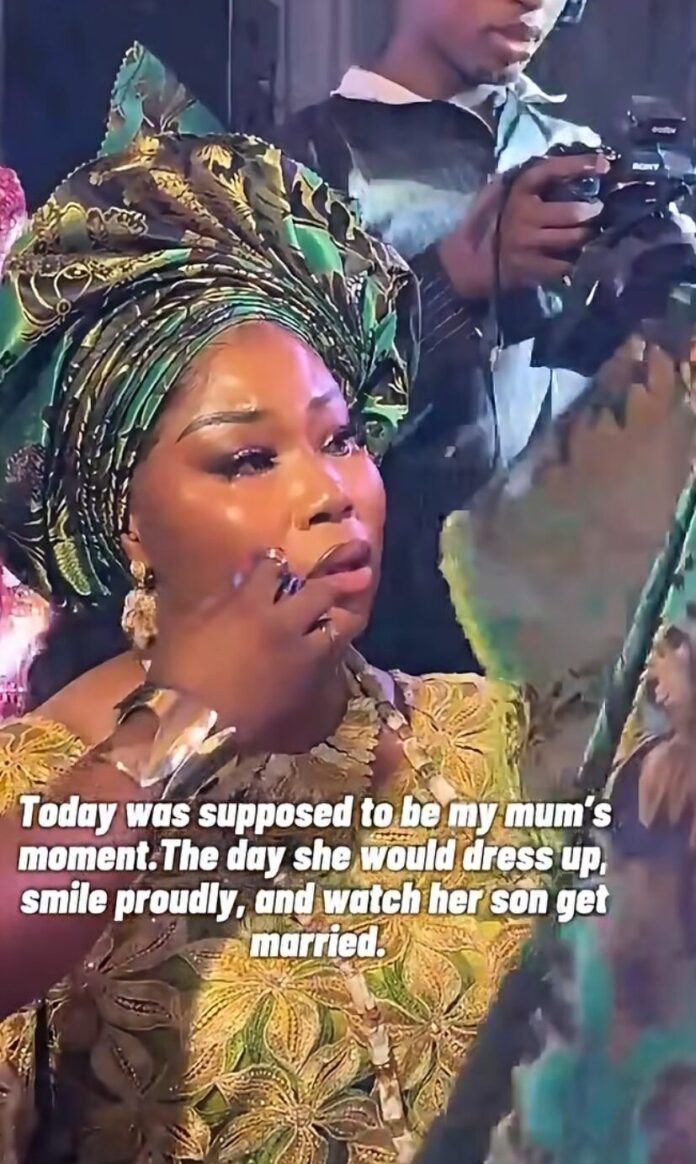 This Emotional Sister Stepped Up as The Groom’s Mother on His Wedding Day | Watch