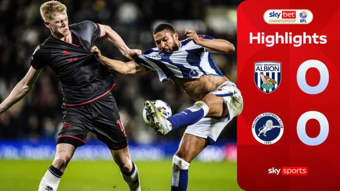 West Brom 0-0 Millwall | Championship highlights