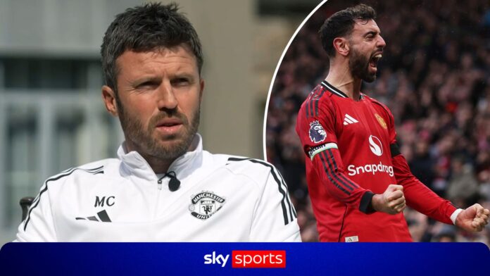 Michael Carrick backs Bruno Fernandes for player of the year