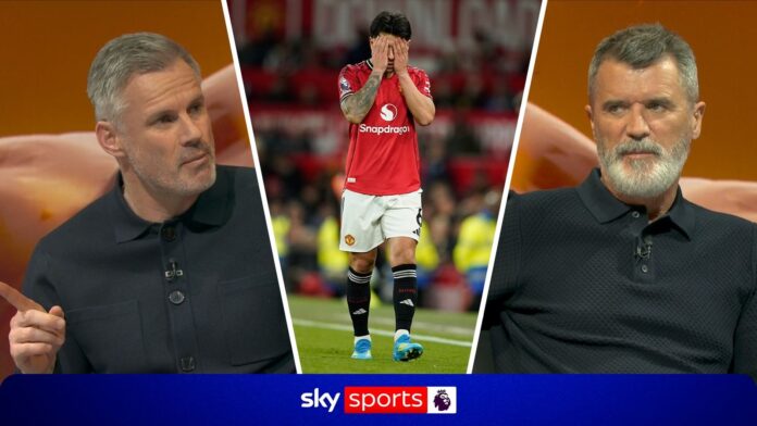 Premier League: Jamie Carragher and Roy Keane condemn Lisandro Martinez red card