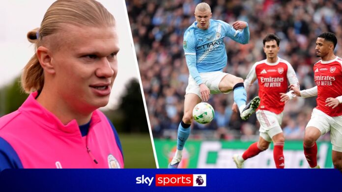 Man City: Erling Haaland not feeling the pressure ahead of Arsenal clash that could decide Premier League title