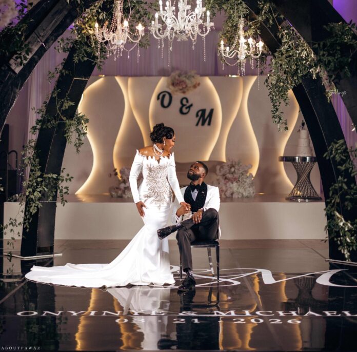 From Classroom to Forever! Onyinye & Michael’s Dallas White Wedding is Pure Magic