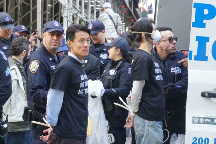 Dem congressional candidate arrested at May Day protest that blocked Wall Street