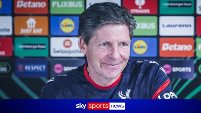 Oliver Glasner offers hilarious response when asked if he deserves a statue at Crystal Palace