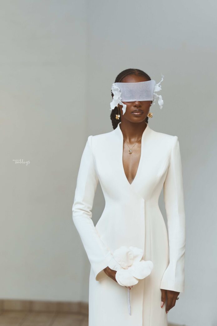 “La Dame en Blanc” Civil Wedding Styled Shoot Highlights the Perfect Balance of Poise and Softness