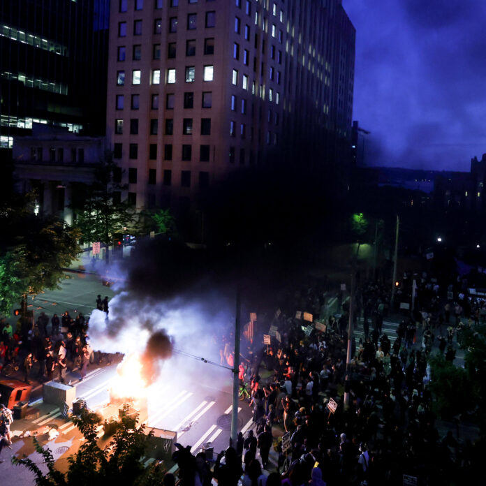 Conspiracy Trial Will Test Trump’s Aggressive Tactics Against Protesters